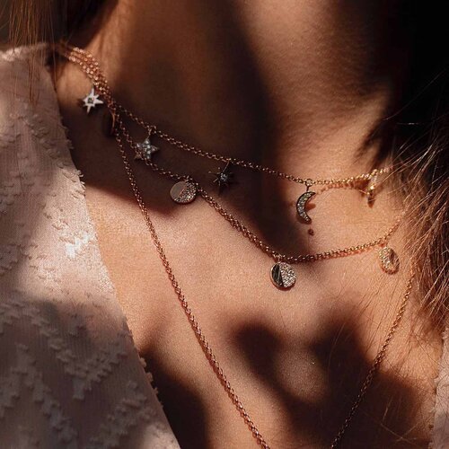 La Luna Necklace  | Classic Gold Plated