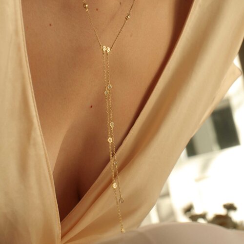 Deja Vu Necklace  | Yellow Gold Plated