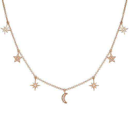 Moonlight Necklace  | Classic Gold Plated
