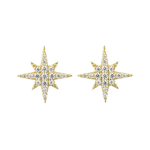 Stella Earrings  | Yellow Gold Plated