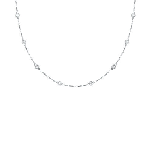 Sia Necklace | Rhodium Plated