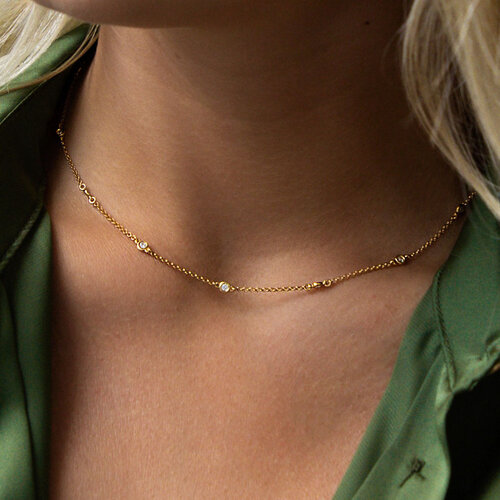 Sia Necklace | Yellow Gold Plated